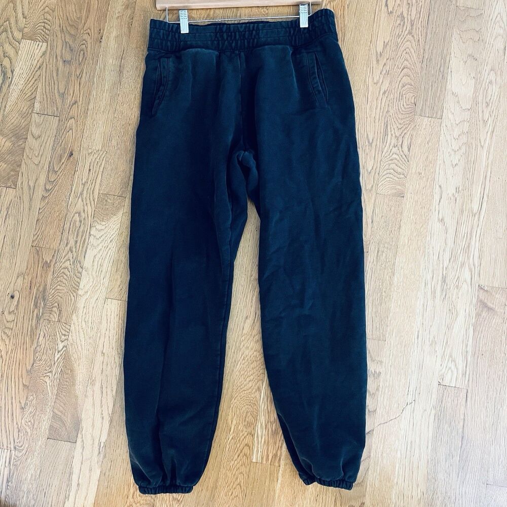 Offline by Aerie Black Wash Jogger Sweatpants Women’s Size Medium Cotton Pockets